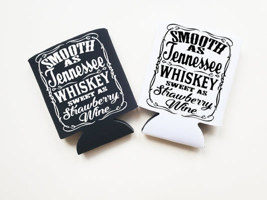 Tennessee Whiskey Drink Cozie, Can Cooler