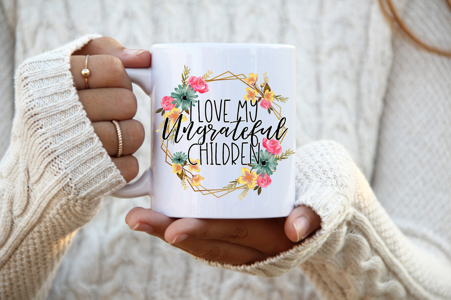 I Love My Ungrateful Children, 11oz Ceramic Mug, Sublimation Printing