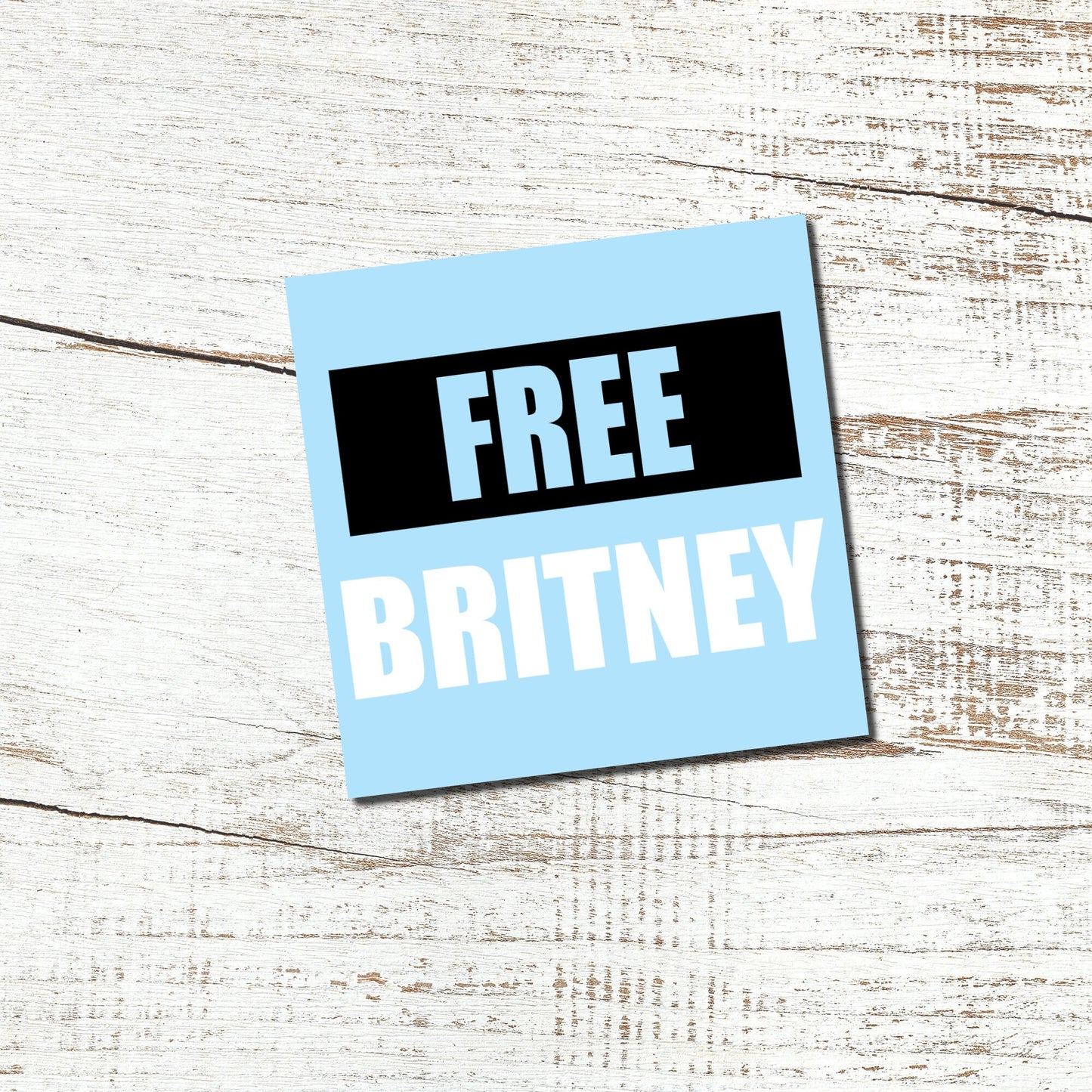 Free Britney Vinyl Decal - Car Decal, Wall Decal, Laptop Decal, Cricut/Silhouette Decal, Cup Decal, Tumbler Decal, Wine Glass Decal