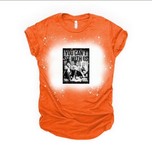 Sanderson Sisters/Mean Girls - Bleached with Sublimation T-Shirt/Polyester Material